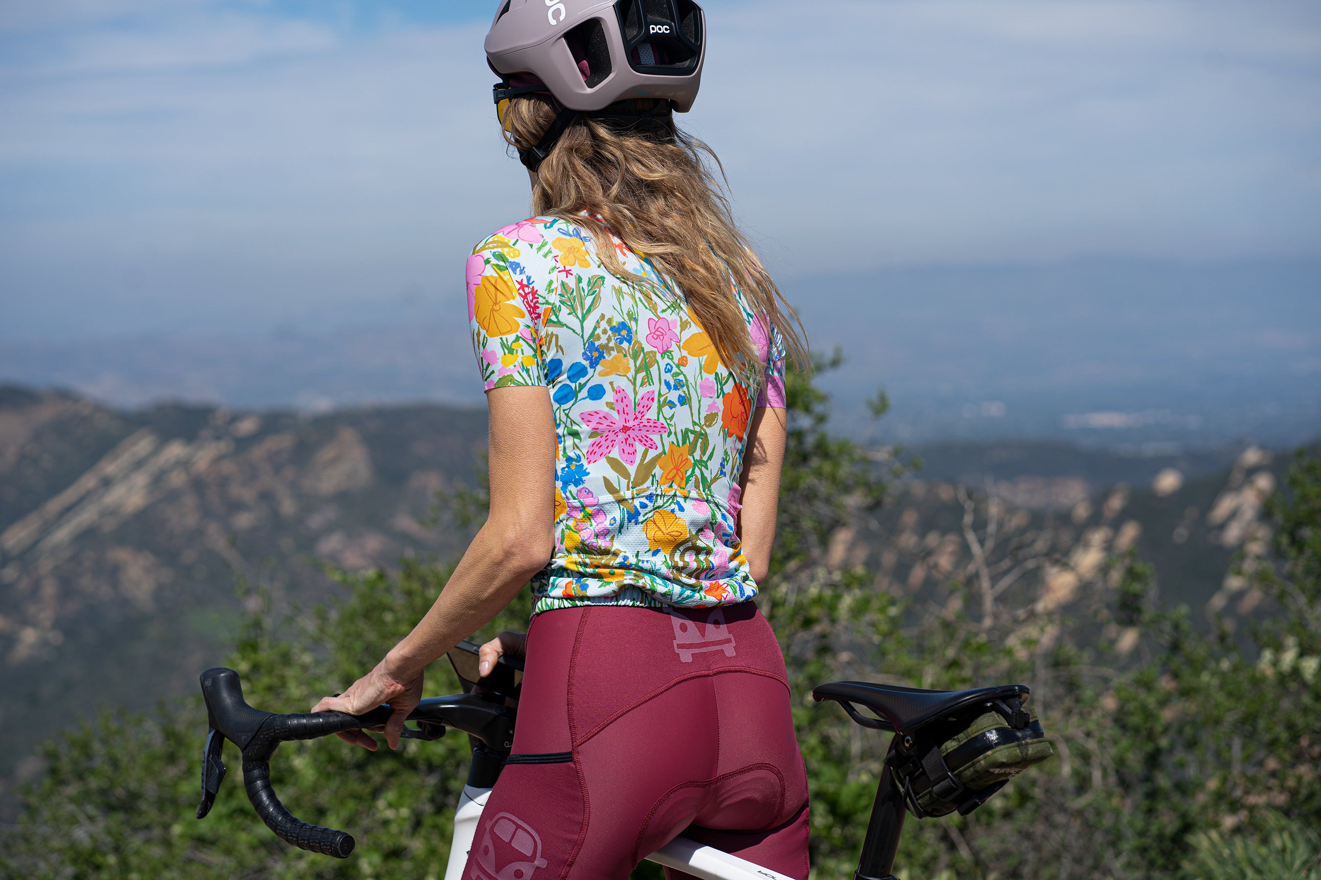 Women's racerback store cycling jersey