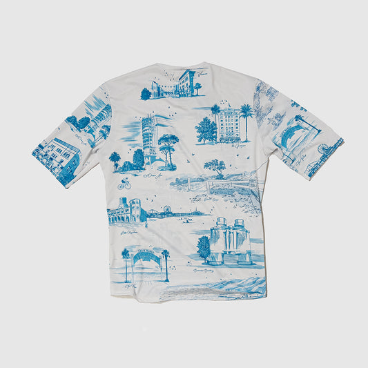 LA Monuments Women's Distance Tee Upcycle