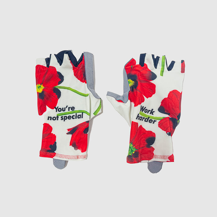 Red Poppies Aero Gloves