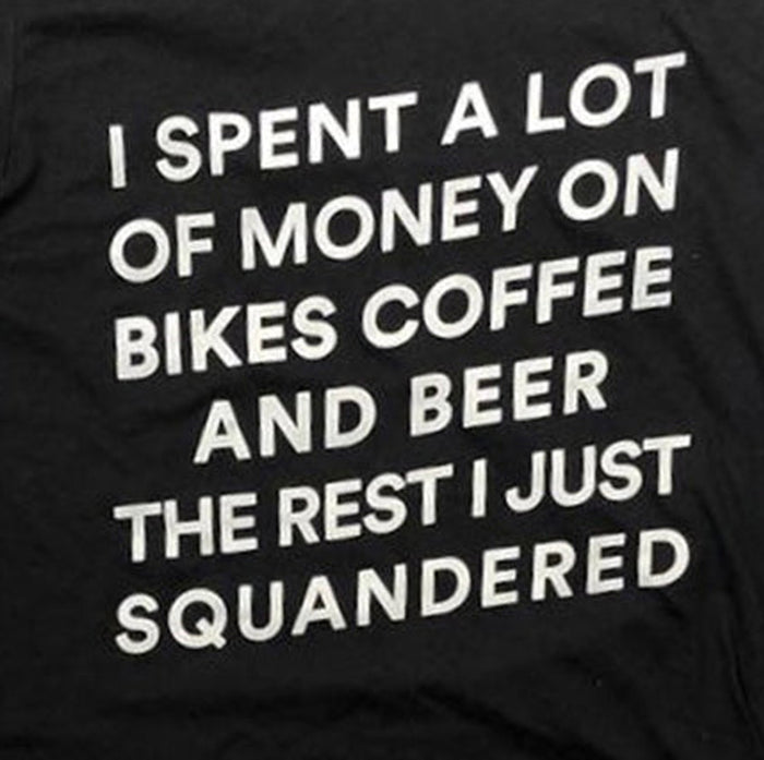 Bikes Coffee and Beer Tee