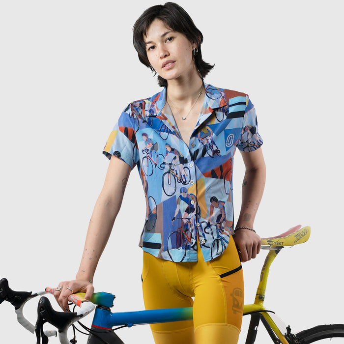 Ostroy Resort Cycling Shirt Multi-Colored S